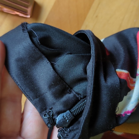 Nygard Asymmetrical Abstract Mosaic Funky Print Midi Skirt Size 14 - Picture 6 of 14